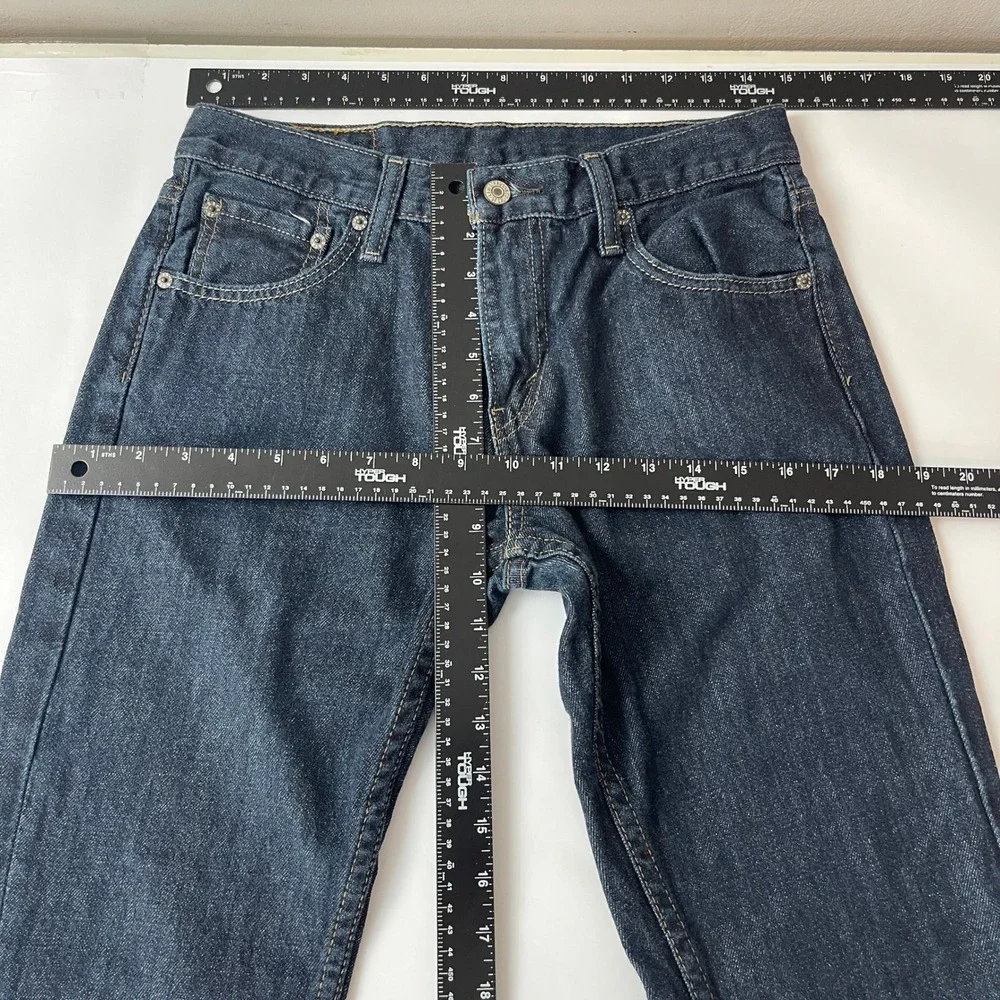 Levis 527 Jeans Mens 30x30 Blue Slim Bootcut Dark Wash Y2K Cowboy Grunge Rodeo